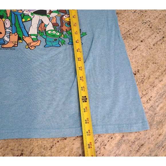 Disney Pixar Size M TOY STORY LOGO & CHARACTERS T-SHIRT Woody Slinko Alien Buzz - Picture 5 of 12